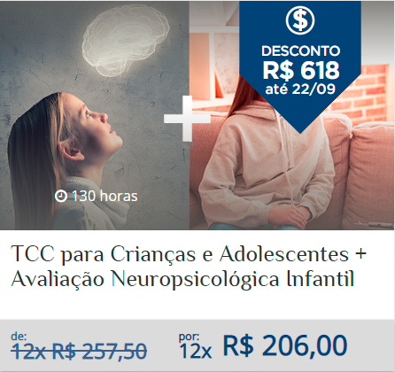 TCC para Crianças e Adolescentes + Avaliação Neuropsicológica Infantil
